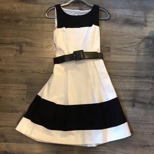Black and White professional dress